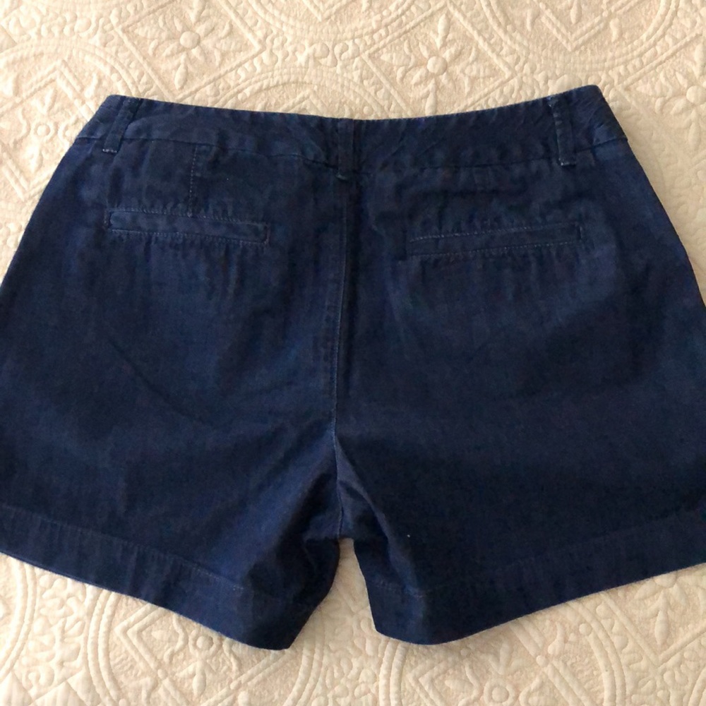Banana Republic Cotton Dark Chambray Shorts - Picture 3 of 3